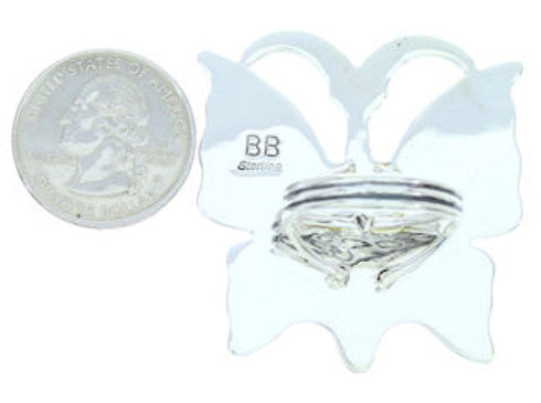 Butterfly Multicolor Southwest Large Statement Ring Size 8 YS72705